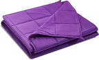 TONGDADA Kids Weighted Blanket | 40''x60'',10lbs | for Child Between 80-125 lbs | Premium Cotton Material with Glass Beads | Violet