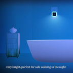 [Pack of 2] Soft Blue Night Lights, Plug Into LED Wall Lights with Auto Light Sensor (Blue Cover Design)