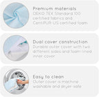 pillosophy Original Adjustable Loft Pillow • Gel-Infused Shredded Memory Foam Fill • Dual-Sided Washable Cooling Cover • Perfect for Back, Side, Stomach Sleepers (Standard Size, 1-Pack)