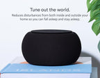 SNOOZ Pro - Smart White Noise Machine & Travel Case - Real Fan Inside, Non-Looping White Noise, Adjustable Tone & Volume - App-Based Remote Control & Sleep Timer - Midnight