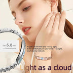 Smart Bracelet for Women,Fitness Tracker with Interchangeable Straps, Activity & Sleep Monitor with Heart Rate SpO2, Lightweight Waterproof Smart Wristband, Free App (Gold)