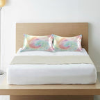 Satin Pillowcase for Hair and Skin, Tie Dye Silk Pillowcase Soft and Cozy Body Pillow Covers, Queen Size Satin Pillow Cases with Envelope Closure(20x30 Inch), 1PC
