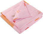 HOSUKKO Weighted Blanket - 3 lbs Pink Cat Heavy Blanket - Small Size Breathable Blanket(36 * 48 inches, 3 lbs)