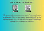 PeacePlanet Levitating Moon Lamp, Gift, LED Table Lamp, Levitate & Rotate in Air, Night Light, Touch Control, Adjustable Brightness, Gift for Girlfriend, Mom, Birthday, Anniversary.