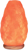 Natural Himalayan Pink Salt Lamp, Crystal Salt Lamp Night Light with Real Wood Base, (ELT Certified) Dimmer Switch – Perfect Holiday Gift | 7-11 LBS