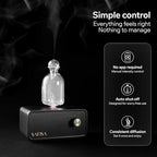 Waterless Essential Oil Diffuser, Scent Diffuser for Home, 700 Sq. Ft., Portable Waterless Diffuser, Nebulizing Cold Air Cordless Diffuser for Large Room, Rechargeable, Smart, Hotel-Style
