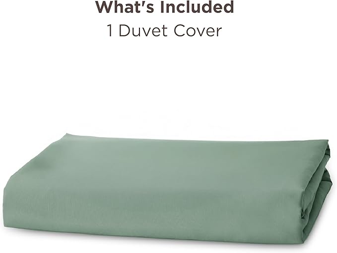 Bedsure Duvet Cover King - Only Includes 1 Duvet Cover (104"x90"), Hotel Luxury Soft Double Brushed All Season Bedding for Kids & Adults, Zipper Closure, Sage Green (No Comforter, No Pillow Shams)