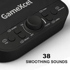 Portable Sound Machine - White Noise Machine for Sleeping & Privacy - 38 Non-Looping Sounds with Dual Speakers Timer Memory - USB Sleep Therapy Machine for Baby Kids Adults Home Office
