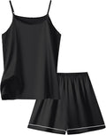 Umeyda Girls & Womens Pajamas Set Sleeveless Camisole Tank Top and Shorts 2 Piece Sleepwear Summer Outfits