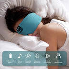 Joythink Sleep Headphones Bluetooth Sleep Mask Silk Kids Children Wireless Headband Headphones for Sleeping Travel Adjustable Sleeping Eye Mask with Thin Speaker