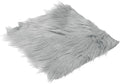 PATIKIL 12" Locker Rug, Small Area Rug Mini Faux Fur Rugs Small Locker Carpet Soft Fluffy Tiny Photography Props Square for Nail Photo Tabletop Background Picture Decoration, Gray