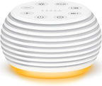 SleeZOO Portable Sound Machine White Noise Machine Sleep Machine with 30 Soothing Sounds 32 Volume Levels 5 Timers 12 Lights Memory Function Rechargeable for Baby Kids Adults and Home Office Travel