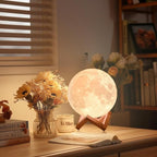 CPLA Moon Lamp Upgrade 128 Colors, Gifts for Kids Girls Boys Teens, Remote & Touch Control, Diameter 6 INCH