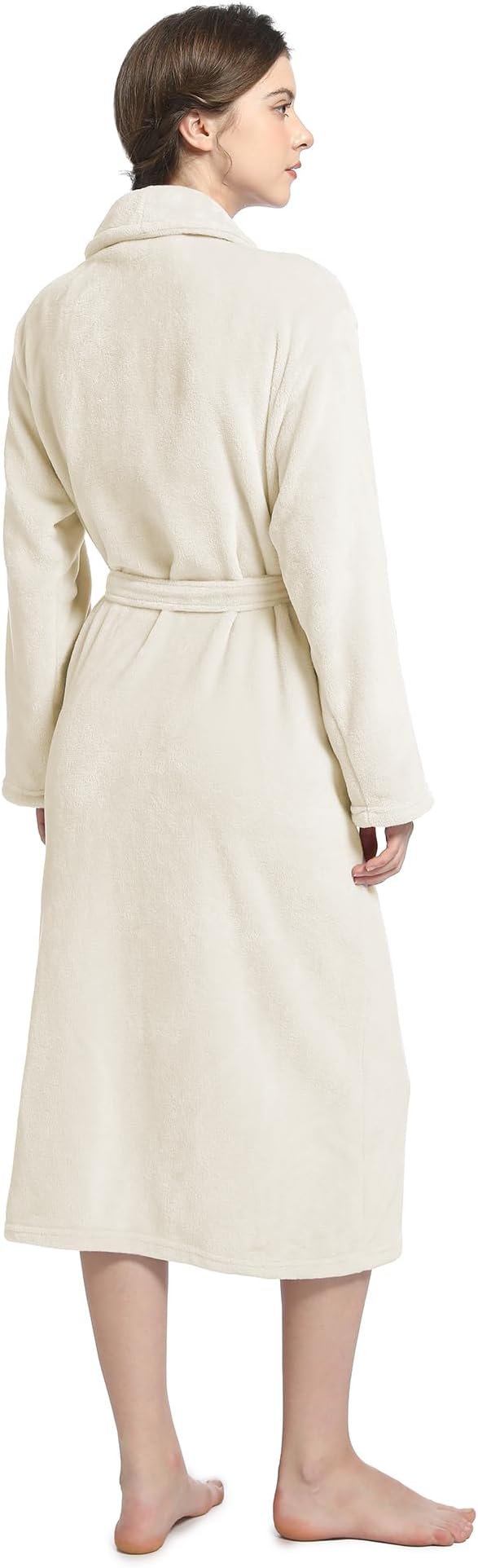 Plush Soft Robes for Women, Premium Fleece Womens Robe Cozy Warm Bathrobe