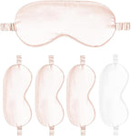 Sleep Masks 5PACK Silk Eyes Cover Satin Eye Mask Silky Blackout Soft Blindfold Sleeping Eyeshades Covers Bridesmaid Gifts