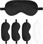 Sleep Masks 5PACK Silk Eyes Cover Satin Eye Mask Silky Blackout Soft Blindfold Sleeping Eyeshades Covers Bridesmaid Gifts