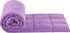 TONGDADA Kids Weighted Blanket | 40''x60'',7lbs | for Child Between 55-80 lbs | Premium Cotton Material with Glass Beads | Purple