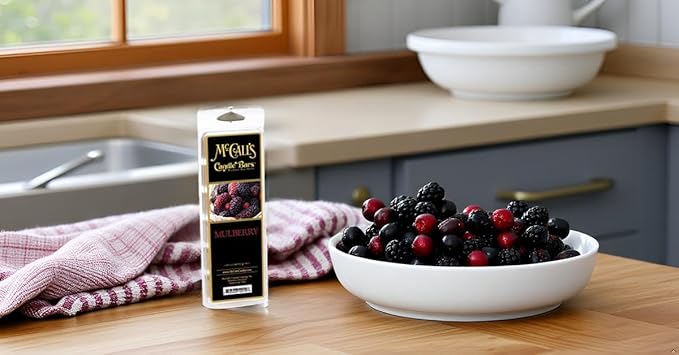 McCall’s Candles | Mulberry | Scented Wax Melt | Sweet, Tart & Juicy Fresh Mulberries | 6-Piece Break-Apart Bar | 12–24 Hours Per Wedge | Poured in the USA | 5.5 oz