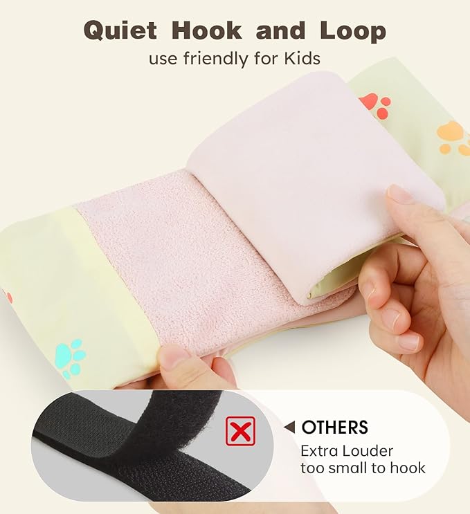Toddler Headband Headphones Wireless, Kids Bluetooth Earphones for iPad, Safe Volume - Wired School Headphones with 3.5 MM Jack, Sleep Mask for Kids, Travel Accessories Gift for Boys & Girls (Dog)