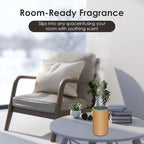 Waterless Essential Oil Diffuser, 7 Colors LED Light, Battery Powered Mini Scent Air Machine, Aromatherapy Mist Diffuser for Home Room Car Office，Black Aluminum Alloy (Gold)