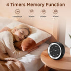 Small Sound Machine Battery Mini White Noise Machine for Baby Kids Adult with 32 Relaxing Sounds 32 Volume Levels Sleep Brown Noise Machine for Travel Office Privacy with 4 Timer & Memory