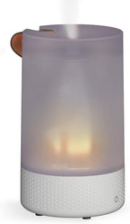 Vornado Votiv 7 Whole Room Ultrasonic Humidifier with Ambient Lighting, 2 Gallon Output, Carry Handle, Simple Refill, Touch Controls, 2 Mist Settings, Humidifier for Bedroom, Translucent White