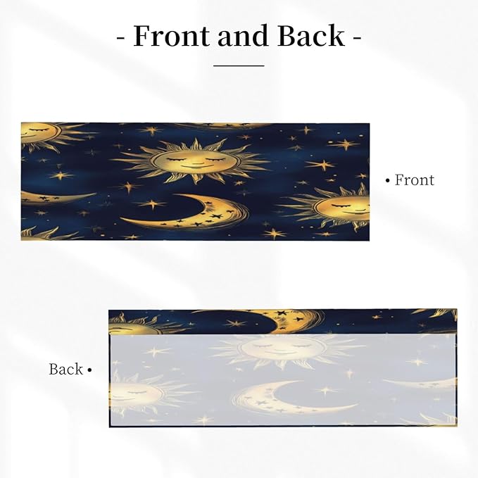 Whimsical Night Sky Pattern Illustration Curtain Valance Peach Skin Velvet Printed Window Valance with Rod Pocket Light Filtering for Kitchen Bathroom 54x18in