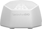 Adaptive Sound Technologies LectroFan EVO White Noise Machine - Compact Sleep Sound Machine for Bedroom, Travel, Study & More - 22 Non-Looping Fan, Ocean Noise Variations - White