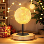 Moon Lamp Small Table Lamp for Bedroom, Dimmable Bedside Table Lamp with 30 Modes, Night Light Bedside Lamps for Night Stands, Desk Lamp for Living Room, Office, Dorm, Birthday Gifts for Kids Teens