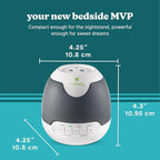 MyBaby Lullaby Sound Machine & Projector – Baby Sleep Machine Plays 6 Sounds & Lullabies, Projects Soothing Images - Auto-Off Timer, Adjustable Volume, Great for Baby Registry and Baby Shower Gifts