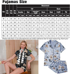 WJing Yi Jia Womens 3Pcs Satin Pajamas Set Floral Silk Pajama Sets Stripe Lounge Set Silky Sleepwear XS-2XL Pjs Long Scarves