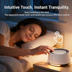 BGOVERSS White Noise Sound Machine with 20 Soothing Sounds, 10 Colors Night Light Sleep Machines Home Office Travel, 5 Timers and Memory Feature Sound Machine for Nursery Baby Kids Adults, Pink