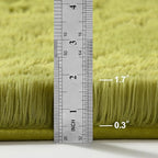 Deerhoo Shag Area Rug, 4 X 6 Plush Fuzzy Rugs for Living Room, Ultra Soft Fluffy Furry Rug for Bedroom, Indoor Carpet Nursery Rugs for Kids Room Home Decor, Green