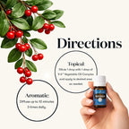 Young Living Wintergreen Premium Essential Oil | 15ml | Refreshing & Uplifting Aroma for Diffuser or Topical Use | Ideal for Massage & Home Aromatherapy | Premium Quality Oils