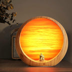 mamre Golden Sunset Lamp Gifts Idea for Anniversary Valentine’s Birthday Mother's Day Home Decoration Unique Table Lamp Gift