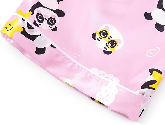 Beezizac Little & Big Girls Satin Silky Button Pajama Summer Short Sleeves Set Trendy Outfit Kid Size 6-16