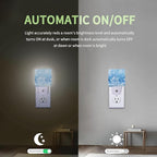 Snowflakes Christmas Night Light, Winter Snowflakes Night Light Plug into Wall with Dusk to Dawn Sensor, LED Lamp Energy Saving Lights for Men Women Boys Girls,Lamp for Bedroom Bathroom Hallway