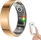 BENIO Gen 2 Smart Ring for Women & Men, Heart Rate,Fitness Tracker with Sleep，Step/Sleep/Blood Oxygen/Heart Rate Tracker, 5ATM Waterproof for iOS and Android,No Subscription, Xmas Gifts,Rose Gold 10