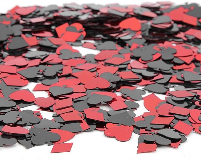 60g Party Confetti, Lightweight PVC Table Scatters with Mixed Colors and Shapes, for Wedding Birthday Night Party Decorations (Heart peach and plum mixed style)