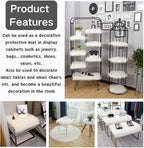 Liyee12 inch Grey Square Faux Fur Rug, Small Product Photography Background, Perfect for Jewelry, Mini Bags, Nail Art, Small Vases and Other Desktop Photography (1pcs Grey)