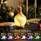 Porseme 150ml Glass Essential Oil Diffuser Aromatherapy Ultrasonic Cool Mist Humidifier 6 Running Hours Waterless Auto-Off Air Diffusers for Relax Yoga,Office Working Spa and Rest (Desert)