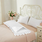 White Satin Pillowcases Body Pillow for Hair and Skin,White Body Pillow Silk Pillowcase with Envelope Closure Princess Room Decoration