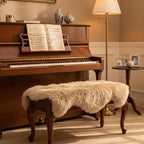 OGLAND Genuine Fluffy Sheepskin Rug, Shaggy Wool Fur Lambskin Throw Pad for Bedroom Living Room Carpet Sofa Cover Chair Side of The Bed Couch Bench Dog Pray Cushion Mat