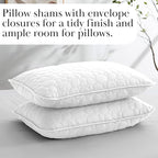 Southshore Fine Living, Inc. Oversized Queen Quilt Bedding Set, Soft Prewash Fabric, Soft Coverlet Bedspread 3-Piece with Two Matching Pillow Shams (98 in Wide x 98 in Long), Full/Queen, Pebble White