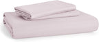 Bedsure Duvet Cover Queen Size - Soft Double Brushed Bedding Set for Kids & Adults, Zipper Closure, 3 Pieces, Includes 1 Duvet Cover (90"x90") & 2 Pillow Shams, NO Comforter, Pink Mocha