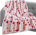 Elegant Comfort Throw Blanket, Reversible Sherpa Flannel, Ultra-Soft, Fuzzy, Cozy and Plush- All Season Lightweight Decorative Throw, 50 x 60 inches, Isabella Sherpa Throw