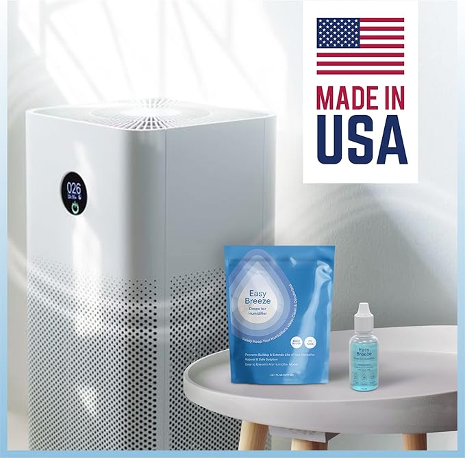 Berkland Humidifier Cleaner Drops for All Makes & Models - Made in USA Humidifier Treatment for Peak Performance - Water Humidifier Drops for Cleaning - Humidifier Solution Humidifier Water Treatment