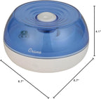 Crane Personal Ultrasonic Cool Mist Humidifier, for Home Bedroom Hotels Travel and Office, 0.2 Gallon, Filter Free, Blue and White (Pack of 4)
