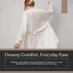 Lunya Washable Silk Robes for Women – Lightweight Short Robes with Pockets, Removable Belt & Interior Tie – Multiple Colors