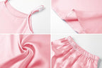 Umeyda Girls & Womens Pajamas Set Sleeveless Camisole Tank Top and Shorts 2 Piece Sleepwear Summer Outfits